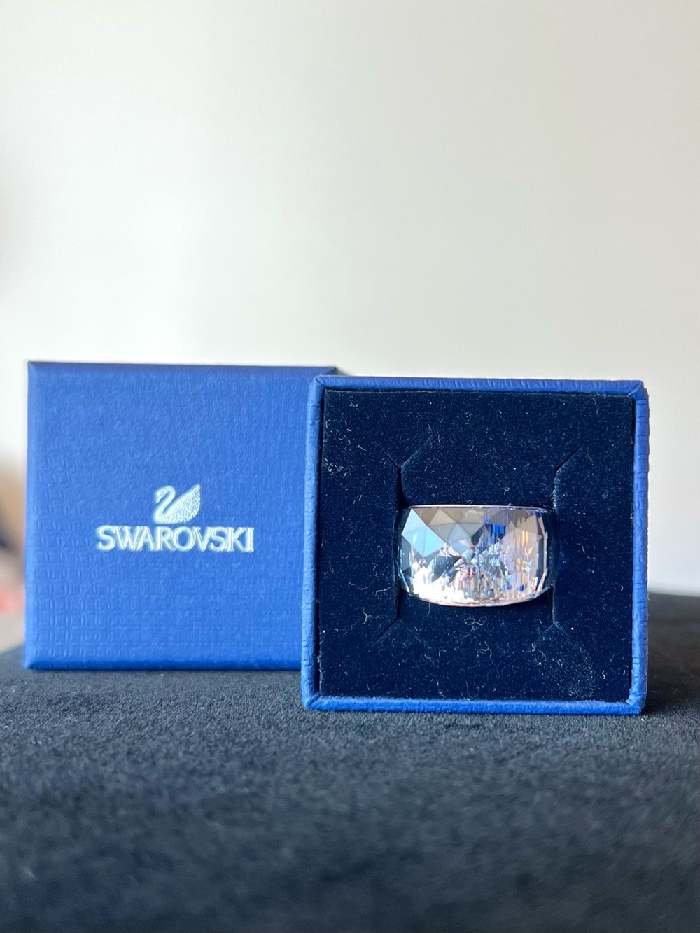 Swarovski Crystal Nirvana Ring purple